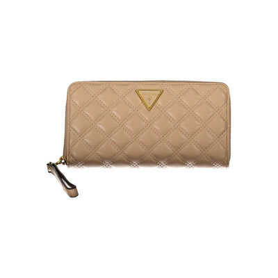 Guess Jeans Beige Polyethylene Women Wallet