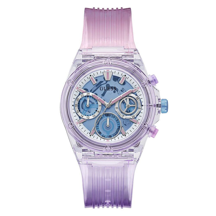 Guess Purple Silicone Watch