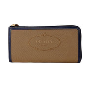 Prada Brown Leather Leather Leather Wallet