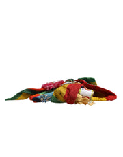 Dolce & Gabbana Multicolor Floral Crystal Embellished Diadem Headband